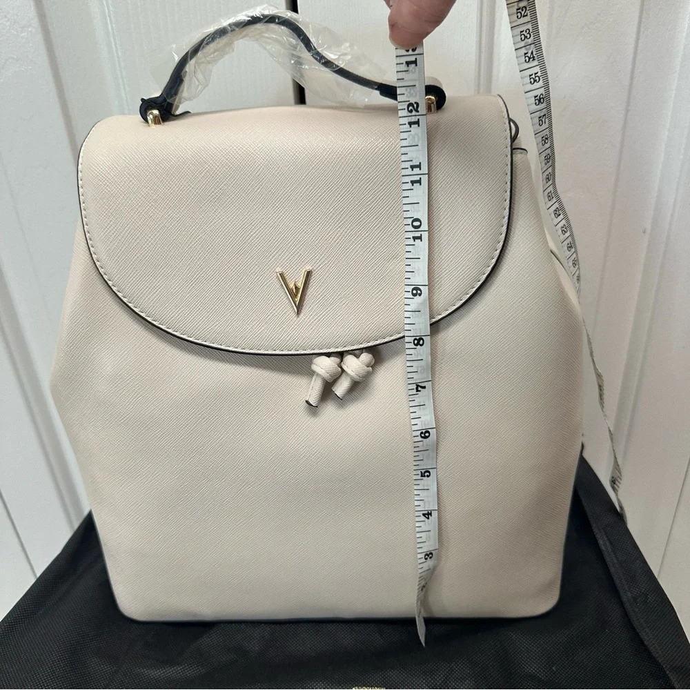 NWT Vanessa Williams‎ Off White Lush Backpack Purse